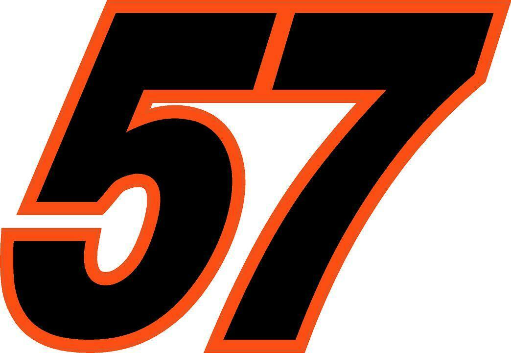 New For 2019 - #57 Kyle Larson Sprint Car Racing Sticker Decal - Sm Thru Xl