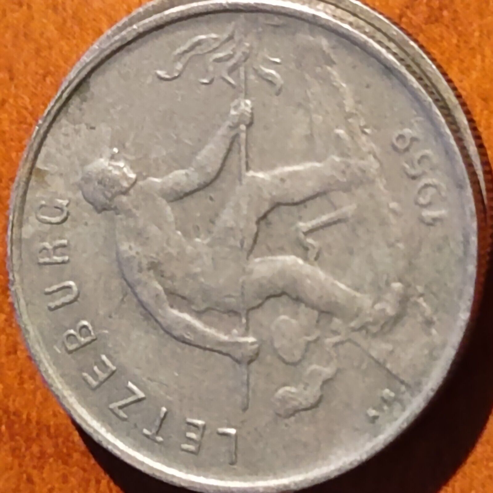 Letzeburg - 1952 One Franc Vintage Coin
