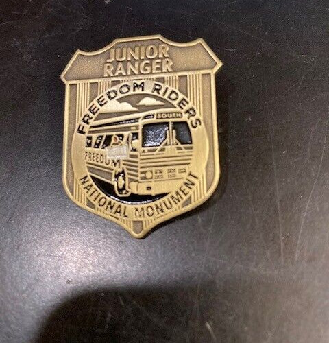 Freedom Riders National Park Monument - Nps Junior Ranger Badge Anniston Alabama