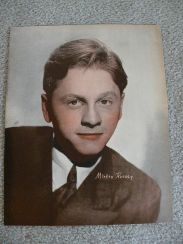 Mickey Rooney Not Sure Of Movie Photo 19??  8"x10" Quad Tone Photo