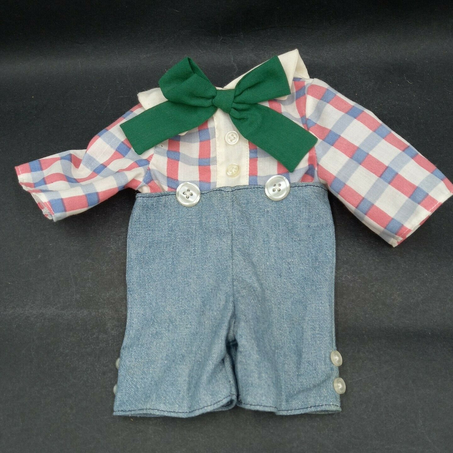 Vintage Raggedy  Andy Doll Clothes Suit Only Brass Key
