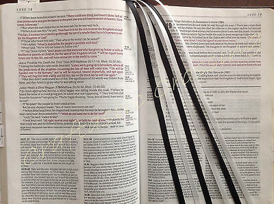 Tuxedo 6 Ribbons Multi Page Bookmark Bible Study, Hymnal Handmade Gift