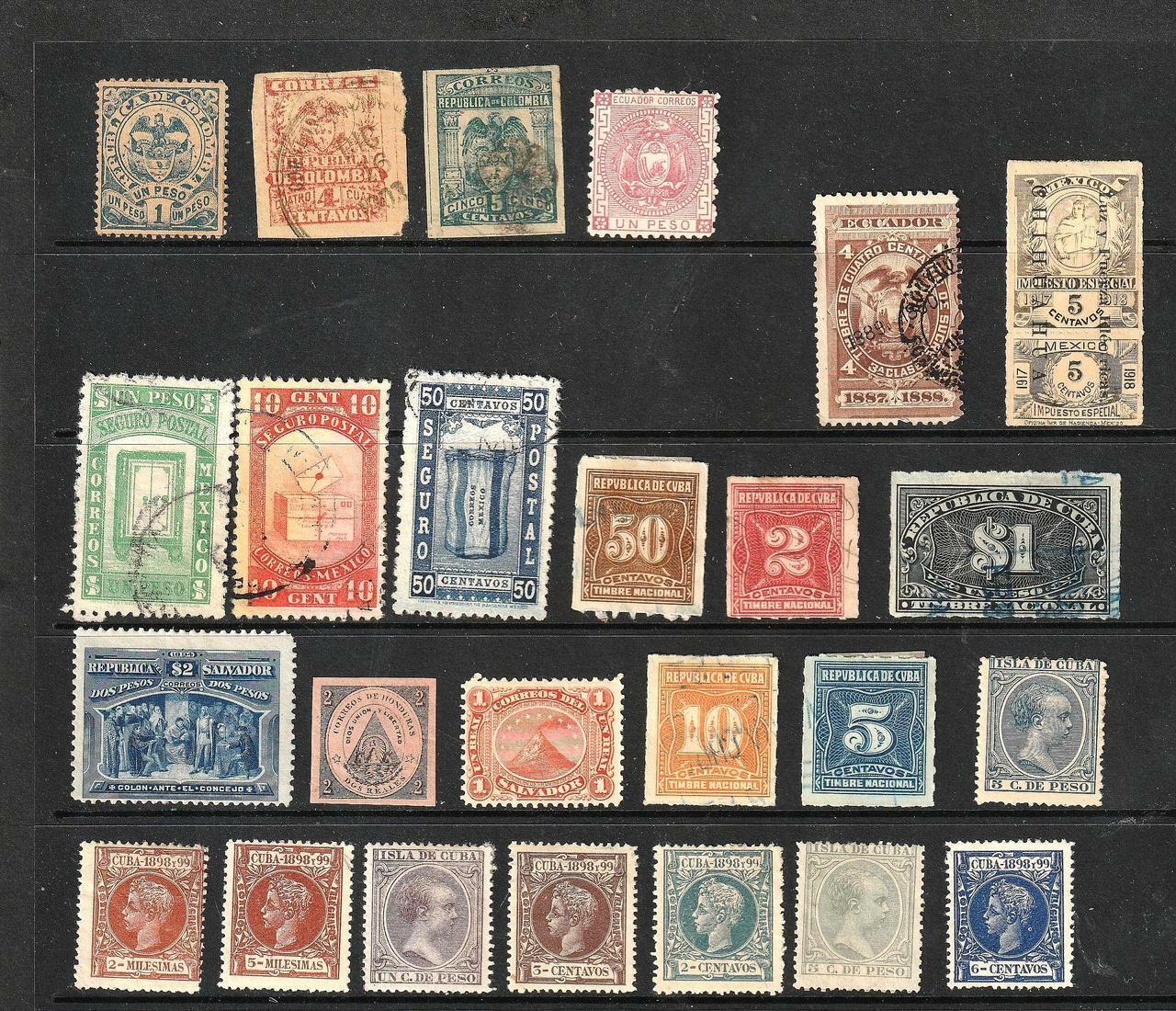 Latin America South Central And Caribbean Collection Postage , Revenues Etc.