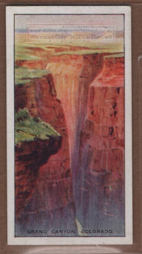 Grand Canyon Colorado River Arizona Usa 1930strade Ad Card