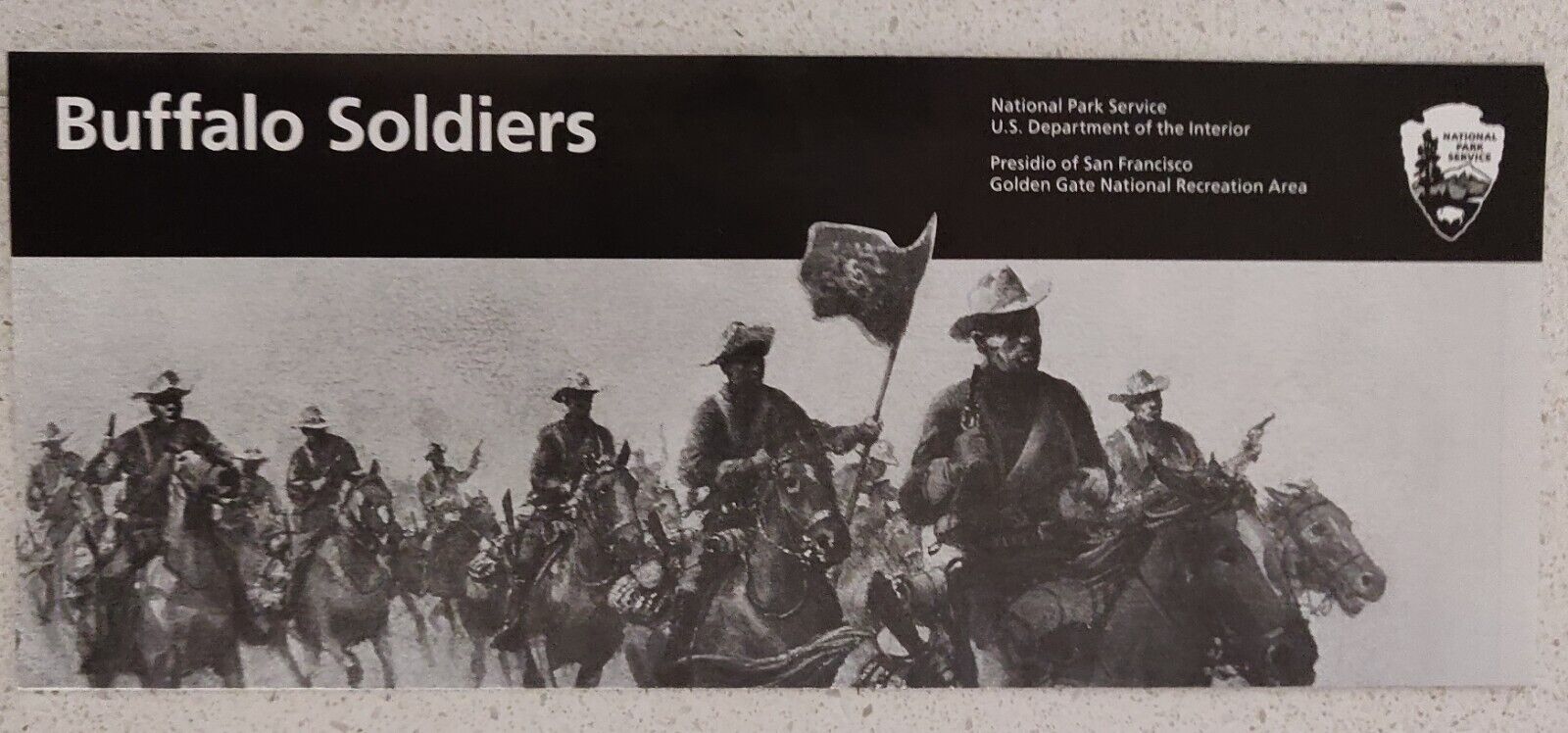 Buffalo Soldiers - Presidio Golden Gate - Nps Unigrid Brochure / Map