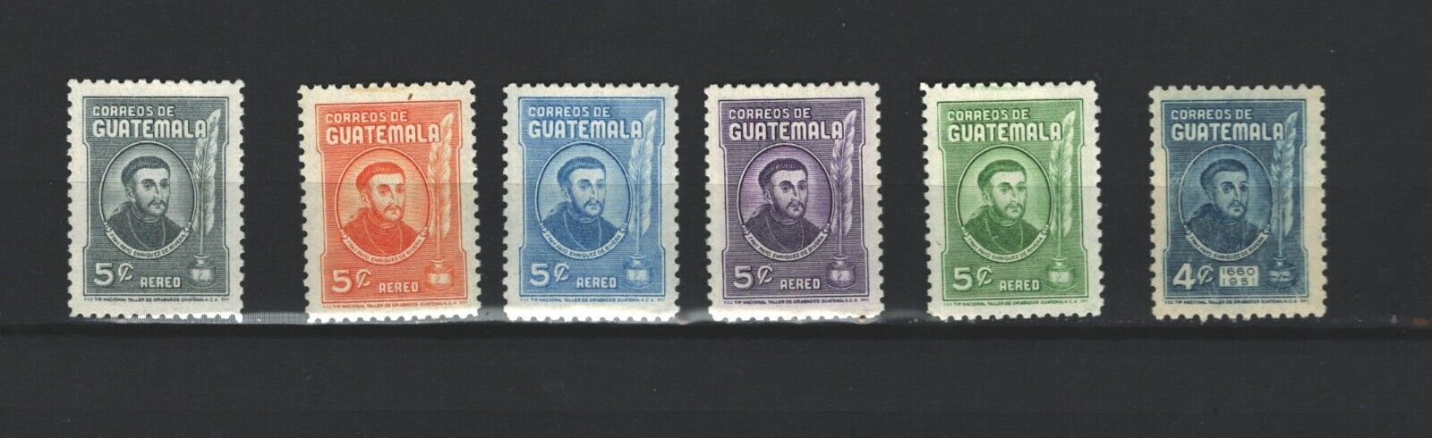Guatemala Latin America Old Mh Classic Stamps Lot (guat 56)