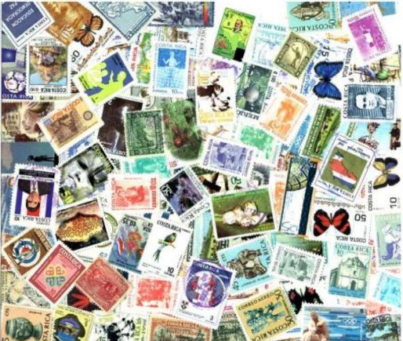 Costa Rica - Stamp Collection - 300 Different Stamps