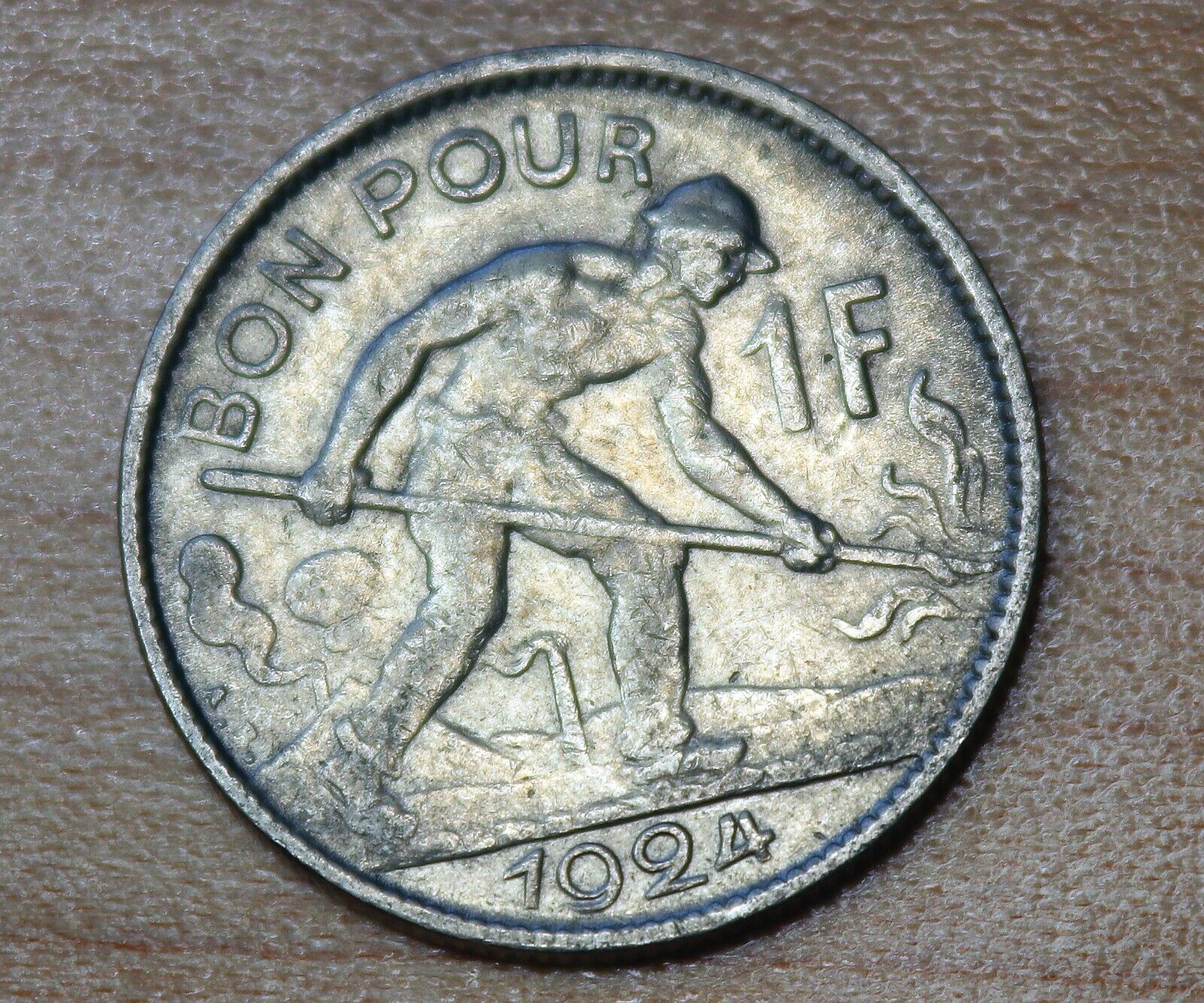 1924 Luxembourg 1 Franc